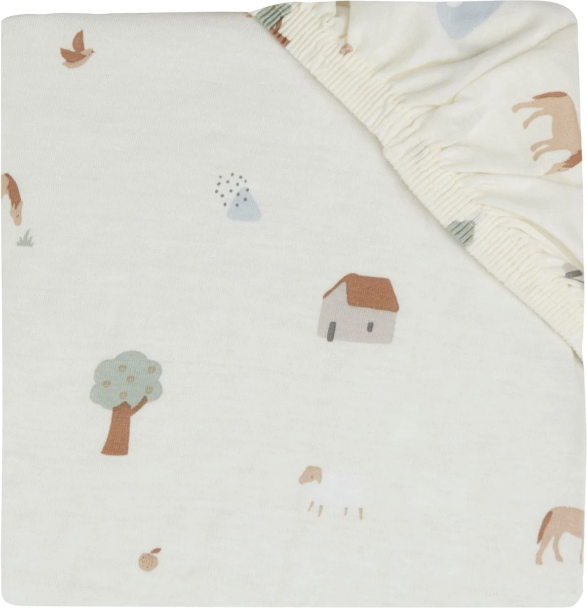 Jollein Baby Hoeslaken Jersey 60x120cm - Farm Jollein Baby Hoeslaken Jersey 60x120cm - Farm -Babyproducten Promotie Winkel 1159x1200 3