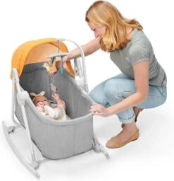 Kinderkraft Nola 5in1 Wieg - Wipstoel - Schommelstoel Peony Rose -Babyproducten Promotie Winkel 1160x1200 11