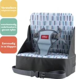 Nuby - Booster Seat - Kinderzitje - Grijs - 9m+ -Babyproducten Promotie Winkel 1160x1200 5