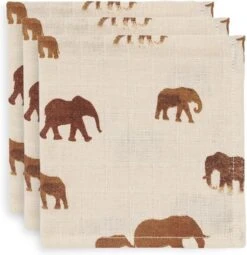 Jollein Hydrofiel Multidoek Snake 70x70cm - Pale Pink - 3 Stuks -Babyproducten Promotie Winkel 1163x1200