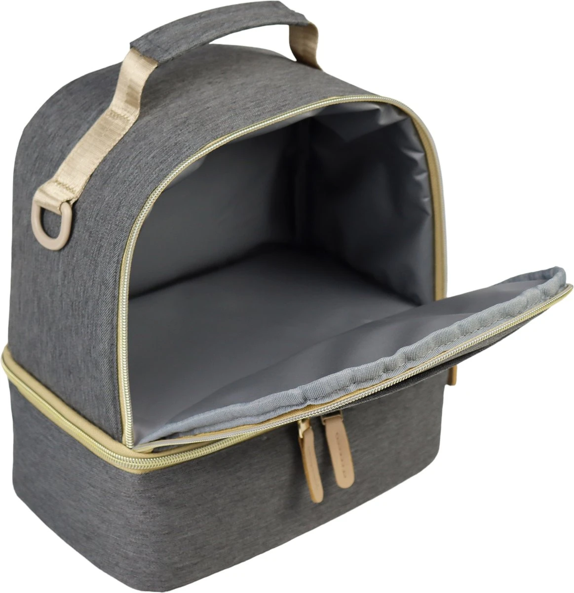 Youha® Tas - Kolftas - Moedermelk koeltas - Babyfles koeltas - Babymelk koelen - Schoudertas & Rugtas - Kleur: Grijs - Reistas Youha® Tas - Kolftas - Moedermelk Koeltas - Babyfles Koeltas - Babymelk Koelen - Schoudertas & Rugtas - Kleur: Grijs - Reistas -Babyproducten Promotie Winkel 1163x1200 8