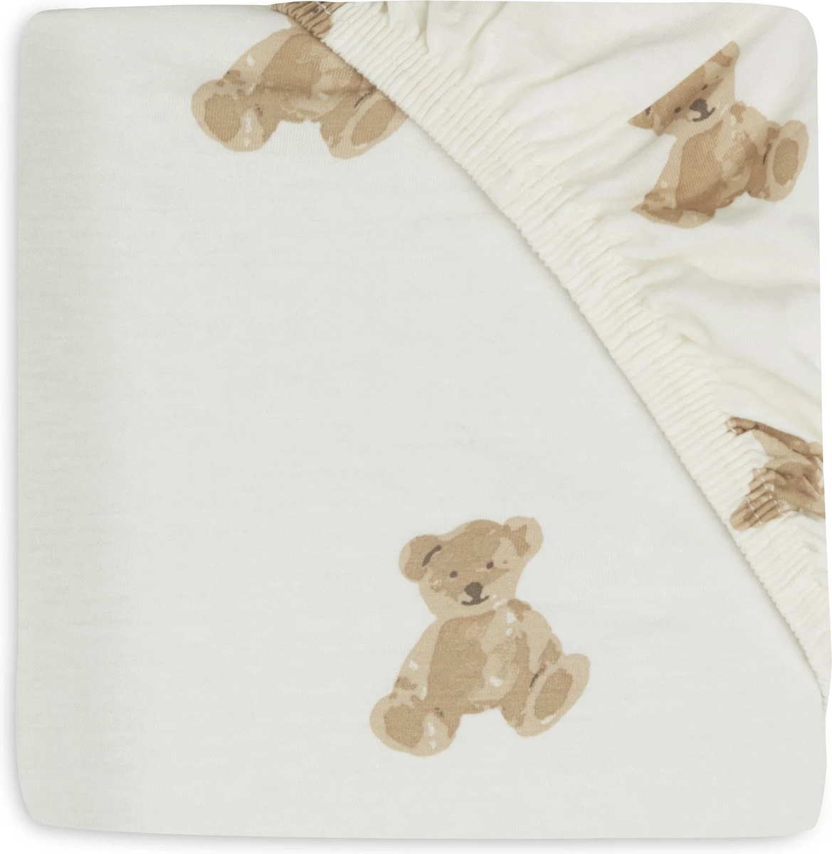 Jollein Baby Hoeslaken Jersey 60x120cm - Teddy Bear Jollein Baby Hoeslaken Jersey 60x120cm - Teddy Bear -Babyproducten Promotie Winkel 1169x1200 2