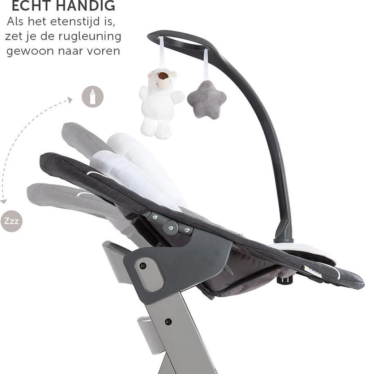 Hauck Alpha Plus Kinderstoel - Newborn Set Deluxe - Grijs Hauck Alpha Plus Kinderstoel - Newborn Set Deluxe - Grijs -Babyproducten Promotie Winkel 1169x1200 7