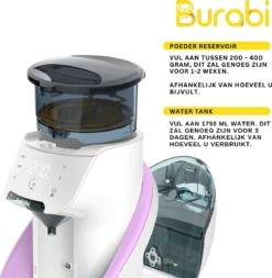 BURABI Automatische Baby Fles Maker | Fles Voeding Apparaat | Baby Senseo | Met App | Baby Verzorging | Baby Melk | Fles Bereiding | Babymelk | Baby Voeding -Babyproducten Promotie Winkel 1173x1200 6