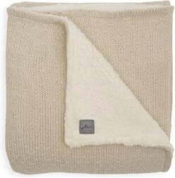 Jollein Baby Deken Ledikant 100x150cm Teddy Bliss Knit - Storm Grey -Babyproducten Promotie Winkel 1175x1200 4