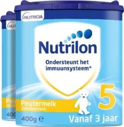 Nutrilon 5 Peuter Groeimelk Vanille Poeder 2 X 400 Gram -Babyproducten Promotie Winkel 1177x1200 10