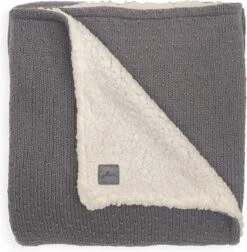 Jollein Baby Deken Wieg 75x100cm Teddy Bliss Knit - Nougat -Babyproducten Promotie Winkel 1177x1200 6