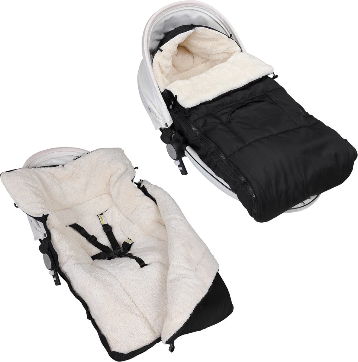 Monzana Kinderwagen Voetenzak Zwart | Teddy | Maxi-Cosi Monzana Kinderwagen Voetenzak Zwart | Teddy | Maxi-Cosi -Babyproducten Promotie Winkel 1185x1200 15