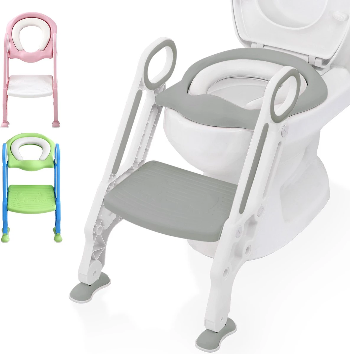 LifeGoods WC Verkleiner met Trapje - Trainer met Opstapje - 2 tot 7 Jaar - Grijs/Wit LifeGoods WC Verkleiner Met Trapje - Trainer Met Opstapje - 2 Tot 7 Jaar - Grijs/Wit -Babyproducten Promotie Winkel 1185x1200 5