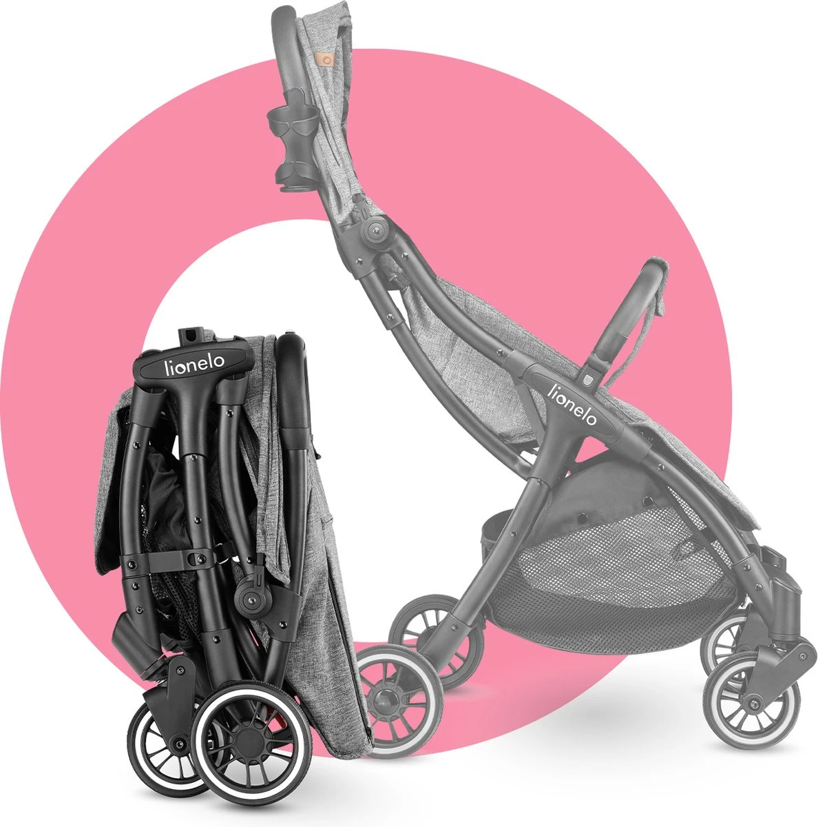 Lionelo Buggy Julie One - Kinderwagen Premium - Automatisch opvouwen - Wandelwagen tot 22 kg - Comfortabele zitje Lionelo Buggy Julie One - Kinderwagen Premium - Automatisch Opvouwen - Wandelwagen Tot 22 Kg - Comfortabele Zitje -Babyproducten Promotie Winkel 1188x1200 5