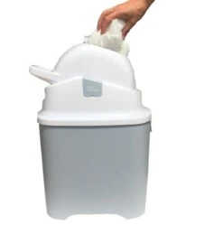 DiaperChamp ONE - Soft Silver - Standaard Luieremmer -Babyproducten Promotie Winkel 1189x1200 5