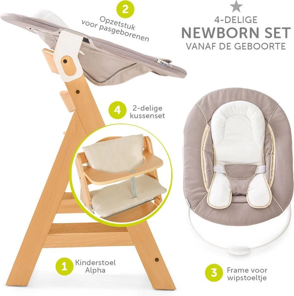 Hauck Alpha Plus Kinderstoel - Newborn Set - Natural / Beige Hauck Alpha Plus Kinderstoel - Newborn Set - Natural / Beige -Babyproducten Promotie Winkel 1191x1200 17
