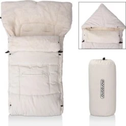 Monzana Kinderwagen Voetenzak Beige | Teddy | Maxi-Cosi | Met Opbergtas -Babyproducten Promotie Winkel 1193x1200 16