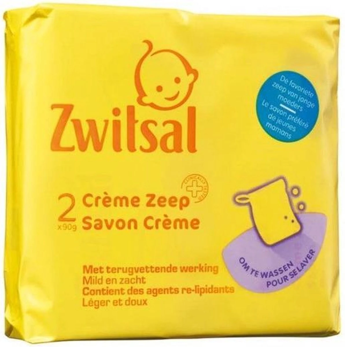 Zwitsal Crème Zeep - 2 x 90 g - Baby Zwitsal Crème Zeep - 2 X 90 G - Baby -Babyproducten Promotie Winkel 1193x1200 2