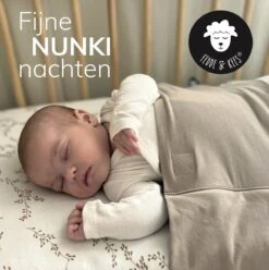 NUNKI Doorgroei Lakentje - Simpel Strak Instoppen (ipv Inbakeren)- 70x140 Zand -Babyproducten Promotie Winkel 1195x1200 9
