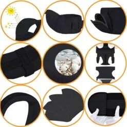 Deryan Pack Luxe Ergonomische Draagzak - Babydrager + Opbergvakjes - Zwart 12 Deryan Pack Luxe Ergonomische Draagzak - Babydrager + Opbergvakjes - Zwart -Babyproducten Promotie Winkel 1196x1200 30