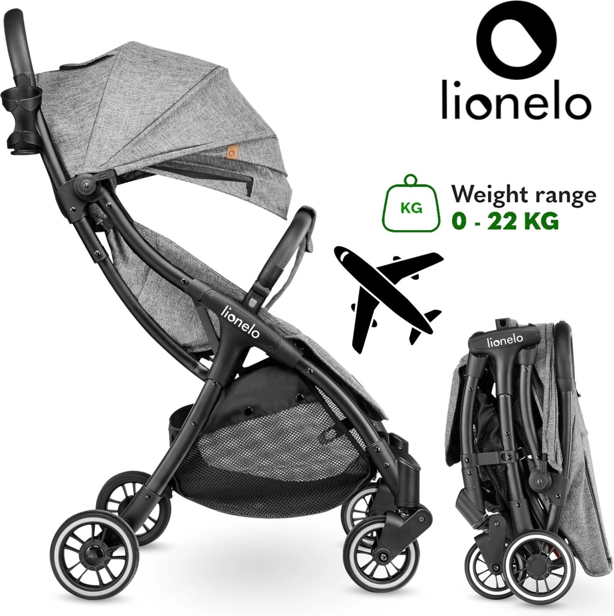 Lionelo Buggy Julie One - Kinderwagen Premium - Automatisch opvouwen - Wandelwagen tot 22 kg - Comfortabele zitje Lionelo Buggy Julie One - Kinderwagen Premium - Automatisch Opvouwen - Wandelwagen Tot 22 Kg - Comfortabele Zitje -Babyproducten Promotie Winkel 1197x1200 25