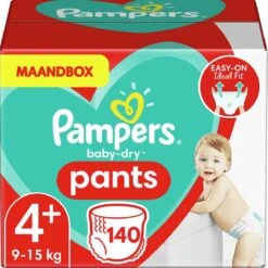 Pampers® Pampers Baby Dry Pants Maat 4+ - 140 Luierbroekjes Maandbox -Babyproducten Promotie Winkel 1198x1200 1