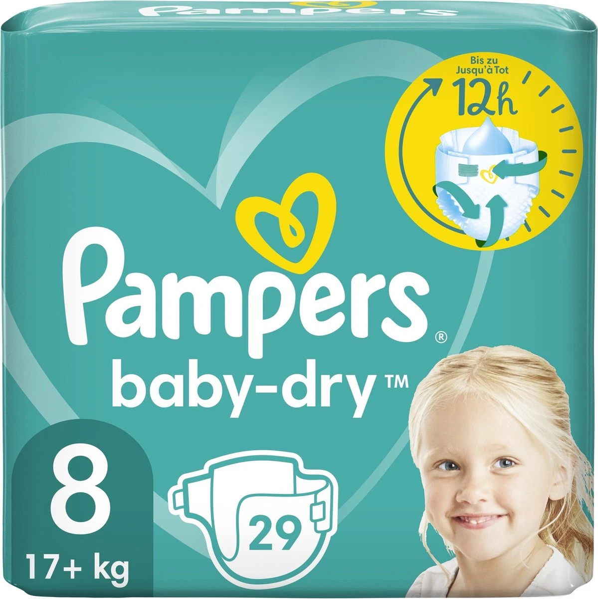 Pampers - Baby Dry - Maat 8 - Mega Maandbox - 232 luiers Pampers® Pampers - Baby Dry - Maat 8 - Mega Maandbox - 232 Luiers -Babyproducten Promotie Winkel 1199x1200 4