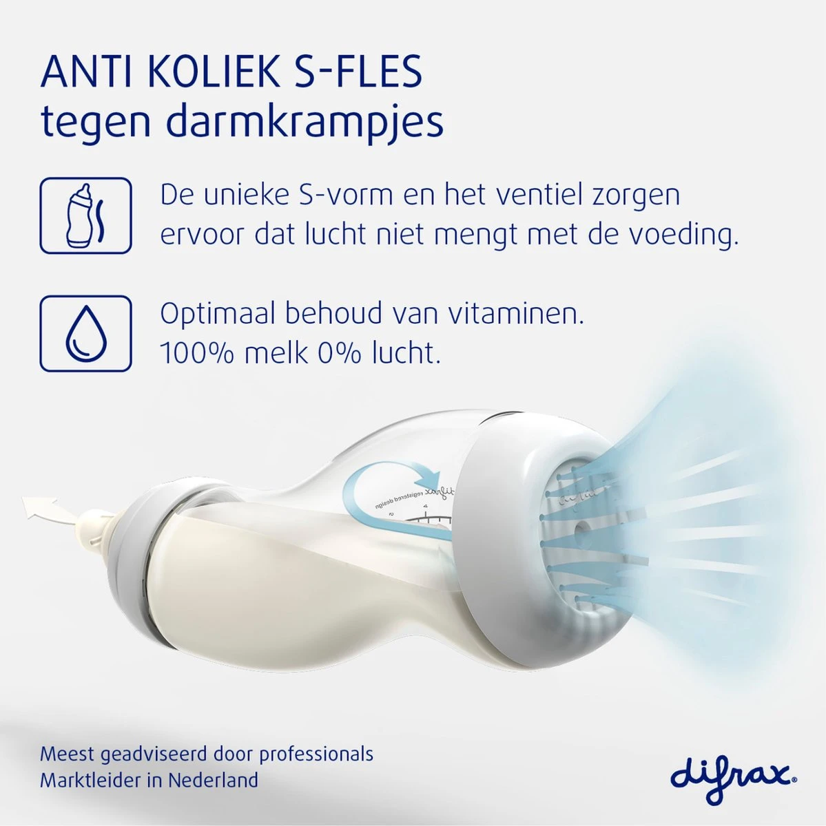 Difrax Glazen Babyfles 200 ml Wide - Anti-Colic - Wit - 1 stuk Difrax Glazen Babyfles 200 Ml Wide - Anti-Colic - Wit - 1 Stuk -Babyproducten Promotie Winkel 1199x1200 43