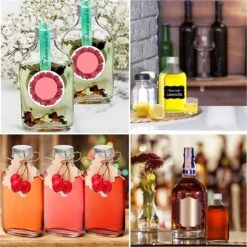 Belle Vous Mini 100ml Glazen Flask Likeur Flessen Met Zilveren Doppen & Trechter (20 Pak) – Lege Schroefdop Miniatuur Flessen Voor Huwelijk & Feesten – Alcohol, Schnaps, Whisky, Shots & Drankjes -Babyproducten Promotie Winkel 1199x1200 47