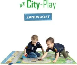 Speelkleed Circuit Van Zandvoort City-Play - Autokleed - Verkeerskleed - Speelmat Zandvoort - Vloerkleed Baby - Vloerkleed Kinderkamer - Formule 1 Max Zandvoort -Babyproducten Promotie Winkel 1200x1016