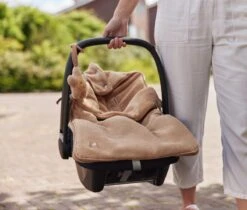Jollein Voetenzak Voor Autstoel & Kinderwagen - Basic Knit - Biscuit -Babyproducten Promotie Winkel 1200x1018 3