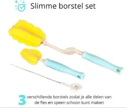 Flessen Droogrek Inclusief Borstelset - Afdruiprek Babyflessen Met Flessenborstels - Flessendroogrek Met Lekbak - Mint 5 Flessen Droogrek Inclusief Borstelset - Afdruiprek Babyflessen Met Flessenborstels - Flessendroogrek Met Lekbak - Mint -Babyproducten Promotie Winkel 1200x1029
