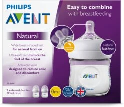 Philips Avent Natural Babyfles - SCF033/14 Babyfles (1m+) Voor Langzame Toevoer - 1x 8 Philips Avent Natural Babyfles - SCF033/14 Babyfles (1m+) Voor Langzame Toevoer - 1x -Babyproducten Promotie Winkel 1200x1033 3