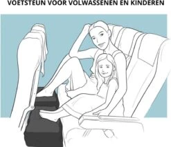 Juca Travels - Vliegtuigbedje - Voetkussen Opblaasbaar - Voetensteun - Voetenbankje - 3 Hoogte Standen - Reiskussen -Babyproducten Promotie Winkel 1200x1035 5