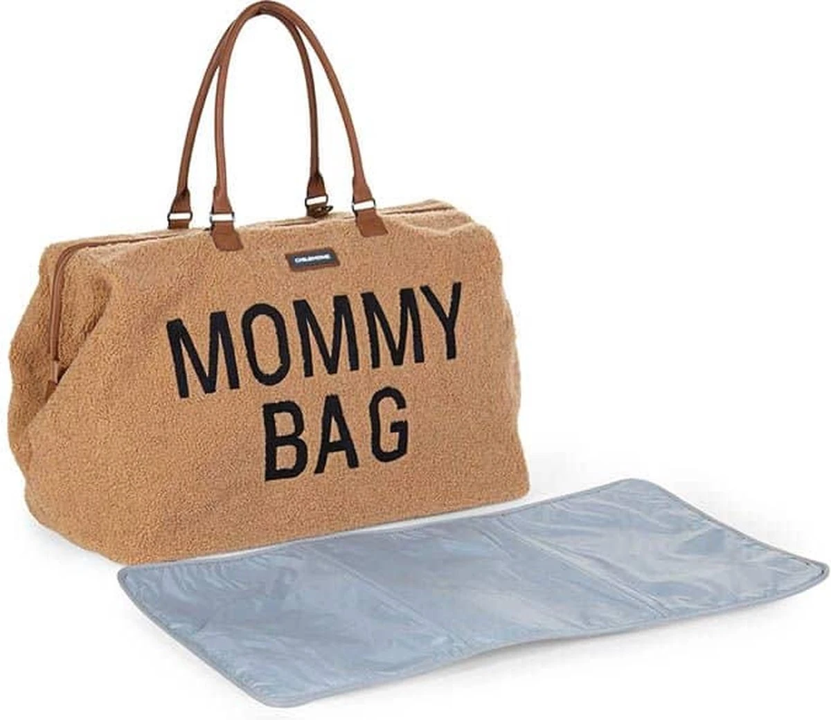 Mommy Bag Groot - Teddy - Beige Childhome Mommy Bag Groot - Teddy - Beige -Babyproducten Promotie Winkel 1200x1040 2