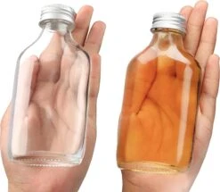 Belle Vous Mini 100ml Glazen Flask Likeur Flessen Met Zilveren Doppen & Trechter (20 Pak) – Lege Schroefdop Miniatuur Flessen Voor Huwelijk & Feesten – Alcohol, Schnaps, Whisky, Shots & Drankjes -Babyproducten Promotie Winkel 1200x1046 3