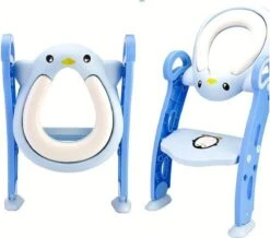 Universeel Toilet Training Met Trapje - Blauw - Opvouwbaar WC Bril Verkleiner Met Handvaten En Opstapje - Zindelijkheid Training - Toilet Bril Zitje - Zacht Rubber Afneembaar En Wasbaar Zitje - Urinoirs Voor Peuters Leeftijd: 2 Tot 7 Jaar -Babyproducten Promotie Winkel 1200x1060 1
