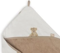 Jollein Badcape 75x75cm Teddy Bear - GOTS -Babyproducten Promotie Winkel 1200x1064