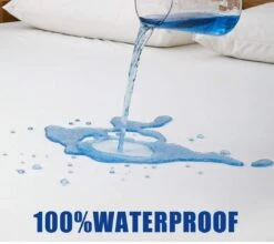 Waterdicht Matrasbeschermer-Hoeslakenbadstof-Antibacteriëel-Rondom Elastiek -Wit - Baby-Ledikant-60x120-cm -Babyproducten Promotie Winkel 1200x1068 3