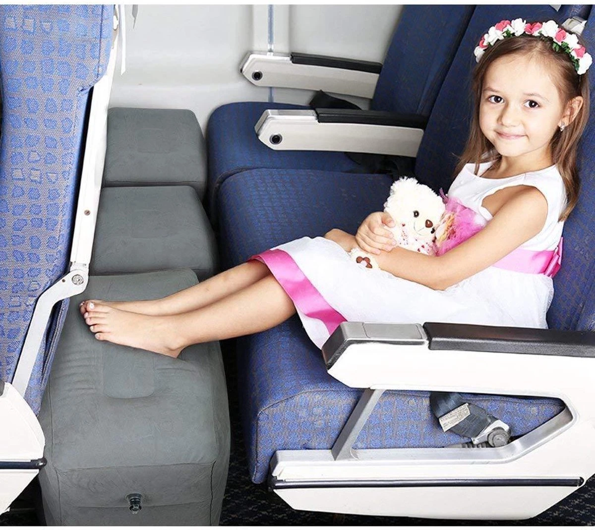 Vliegtuigbedje - Reiskussen - Voetensteun - Multifunctioneel opblaasbaar kussen voor in het vliegtuig - Auto - Trein Vliegtuigbedje - Reiskussen - Voetensteun - Multifunctioneel Opblaasbaar Kussen Voor In Het Vliegtuig - Auto - Trein -Babyproducten Promotie Winkel 1200x1069 10
