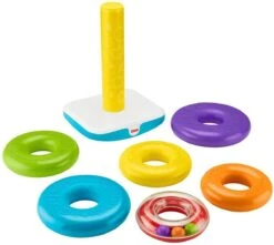 Fisher Price Fisher-Price Stapelringen - Grote Kleurenringpiramide