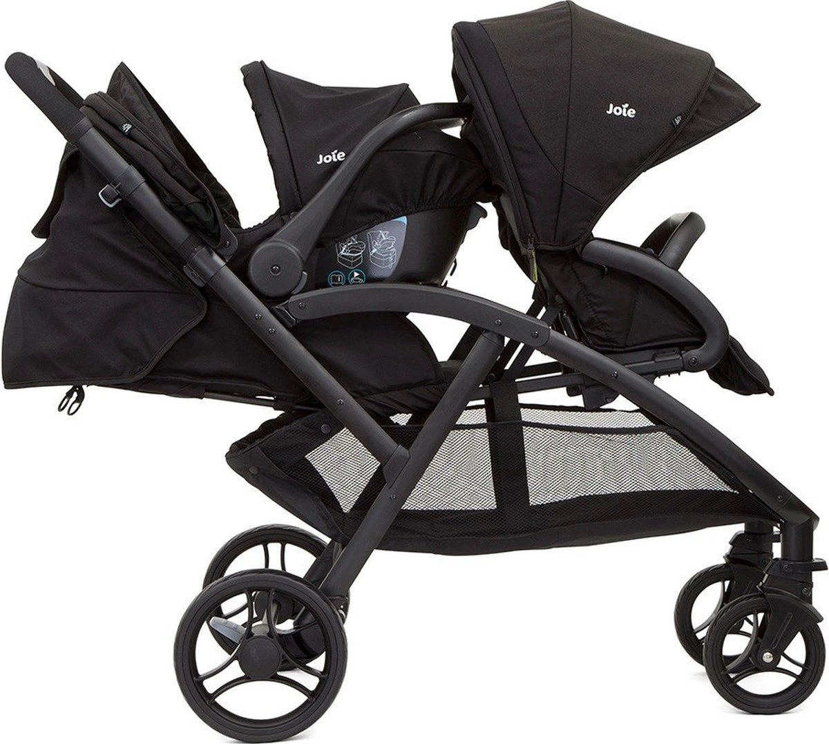 Joie Duo Kinderwagen - Evalite Duo - Coal Joie Duo Kinderwagen - Evalite Duo - Coal -Babyproducten Promotie Winkel 1200x1077 3