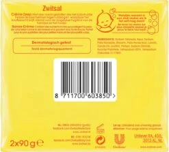 Zwitsal Crème Zeep - 2 X 90 G - Baby 3 Zwitsal Crème Zeep - 2 X 90 G - Baby -Babyproducten Promotie Winkel 1200x1084
