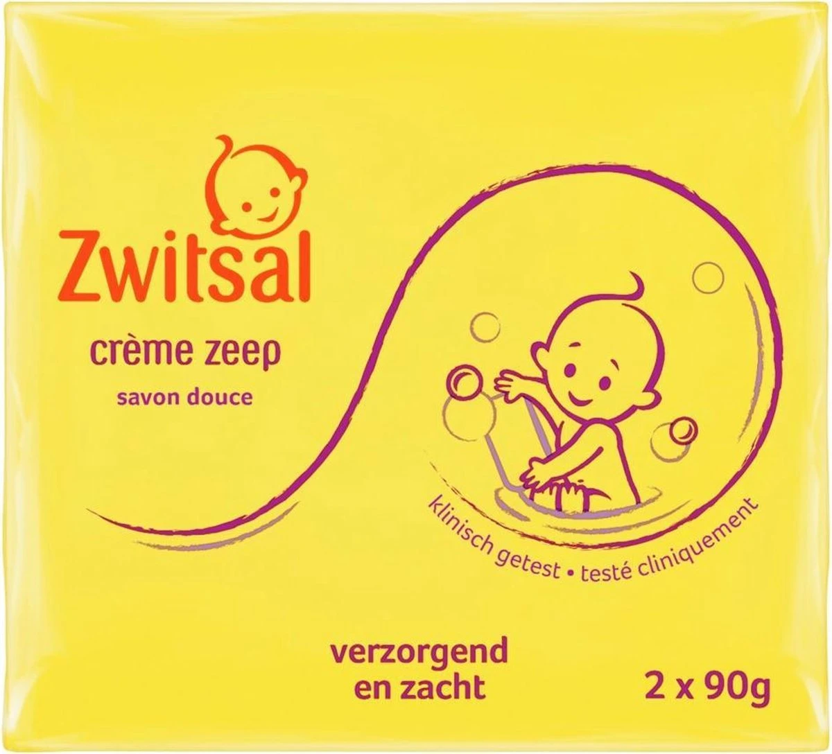 Zwitsal Crème Zeep - 2 x 90 g - Baby Zwitsal Crème Zeep - 2 X 90 G - Baby -Babyproducten Promotie Winkel 1200x1088 2