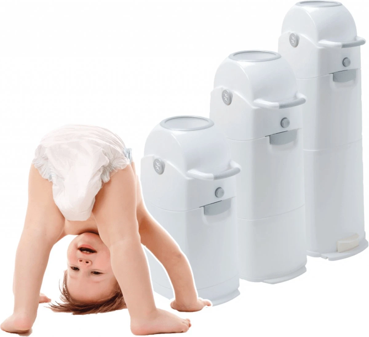 Diaperchamp Luieremmer regular - Wit Diaperchamp Luieremmer Regular - Wit -Babyproducten Promotie Winkel 1200x1094 2