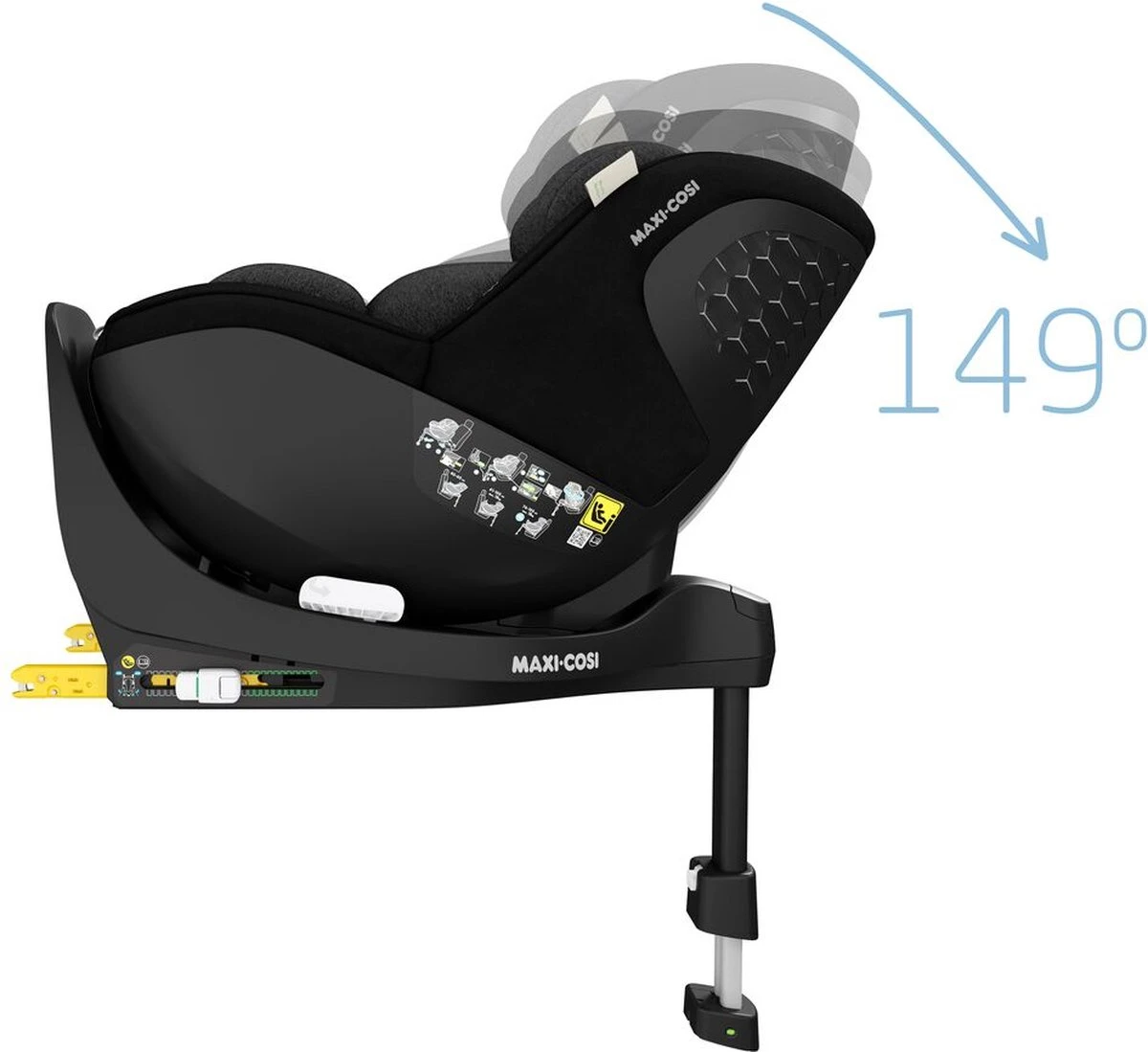 Maxi-Cosi Mica Pro Eco i-Size Autostoeltje - 360° draaibaar - Gerecyclede stoffen - Authentic Black - Vanaf de geboorte tot ca. 4 jaar Maxi-Cosi Mica Pro Eco I-Size Autostoeltje - 360° Draaibaar - Gerecyclede Stoffen - Authentic Black - Vanaf De Geboorte Tot Ca. 4 Jaar -Babyproducten Promotie Winkel 1200x1099 9