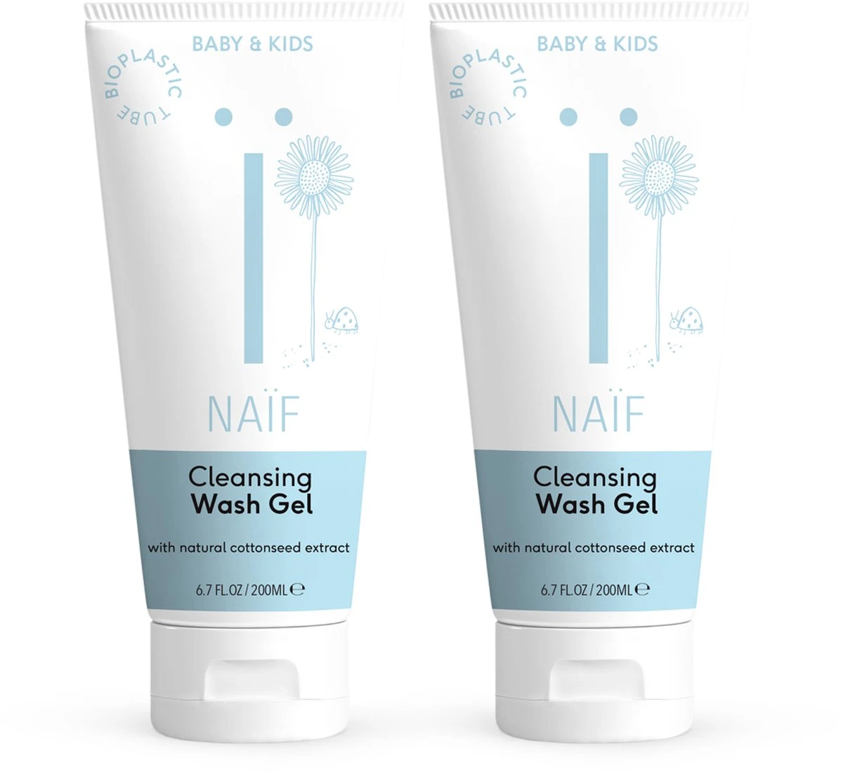 Naïf Reinigende Wasgel - Baby en Kids - 2 x 200ml - met Natuurlijke Ingrediënten Naïf Reinigende Wasgel - Baby En Kids - 2 X 200ml - Met Natuurlijke Ingrediënten -Babyproducten Promotie Winkel