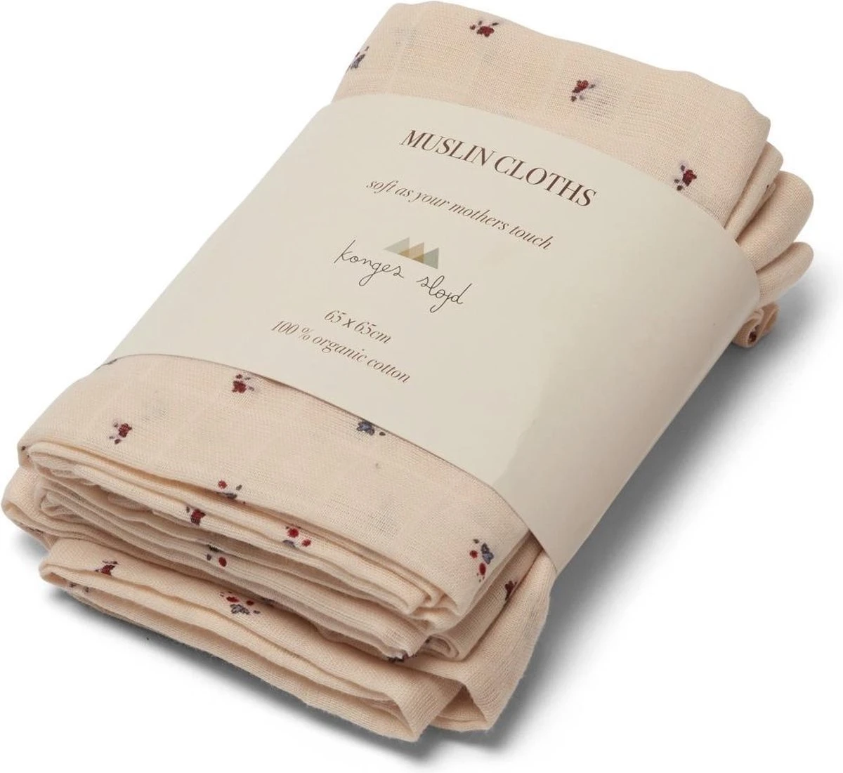 Hydrofiele doeken Bloom red-blue 3 pcs - Konges Slojd Hydrofiele Doeken Bloom Red-blue 3 Pcs - Konges Slojd -Babyproducten Promotie Winkel 1200x1101 3