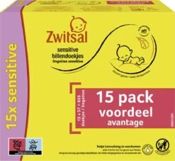 Zwitsal Sensitive Billendoekjes Alcoholvrij - 855 Doekjes - Voordeelverpakking -Babyproducten Promotie Winkel 1200x1104 1