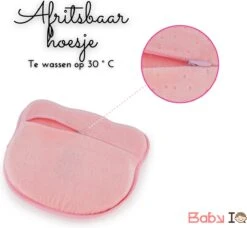 Baby IQ Orthopedisch Baby Hoofdkussen – Traagschuim – Tegen Plat Achterhoofd – Kraamcadeau –Roze – Incl Bandana Slabber -Babyproducten Promotie Winkel 1200x1107 5