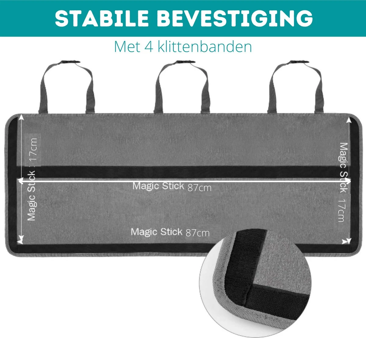 W&Z® Auto organizer - Autostoel organizer - kofferbak organizer - Grijs W&Z® Auto Organizer - Autostoel Organizer - Kofferbak Organizer - Grijs -Babyproducten Promotie Winkel 1200x1108 12