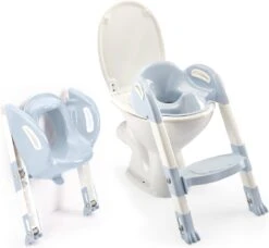THERMOBABY® Thermobaby Wc Verkleiner Met Trapje KiddyLoo Blauw