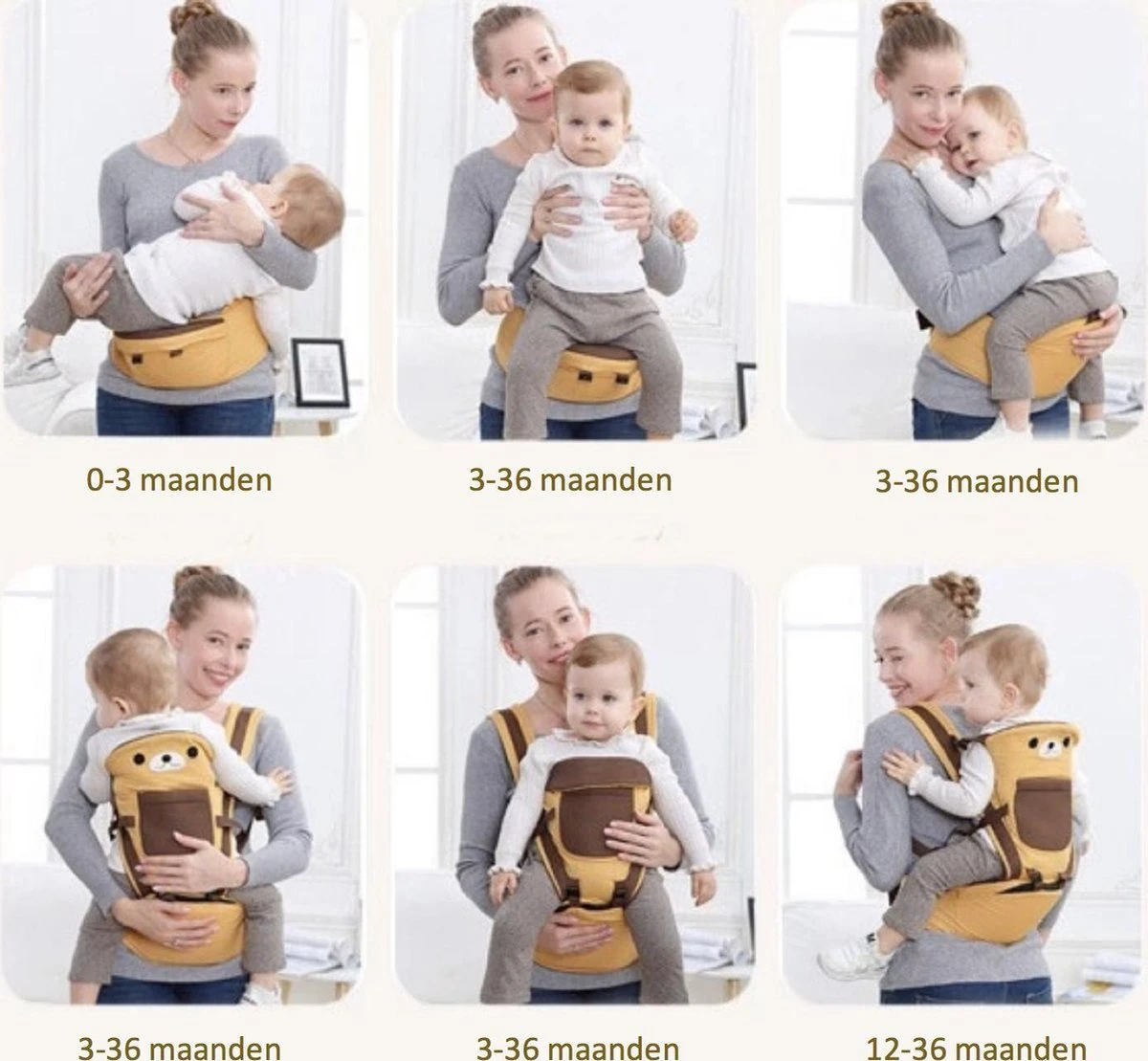 Baby Draagzak - Buik/Rug babydrager met Zacht Zitje (0-36 Maanden) - Groene Beer Baby Draagzak - Buik/Rug Babydrager Met Zacht Zitje (0-36 Maanden) - Groene Beer -Babyproducten Promotie Winkel 1200x1109 9