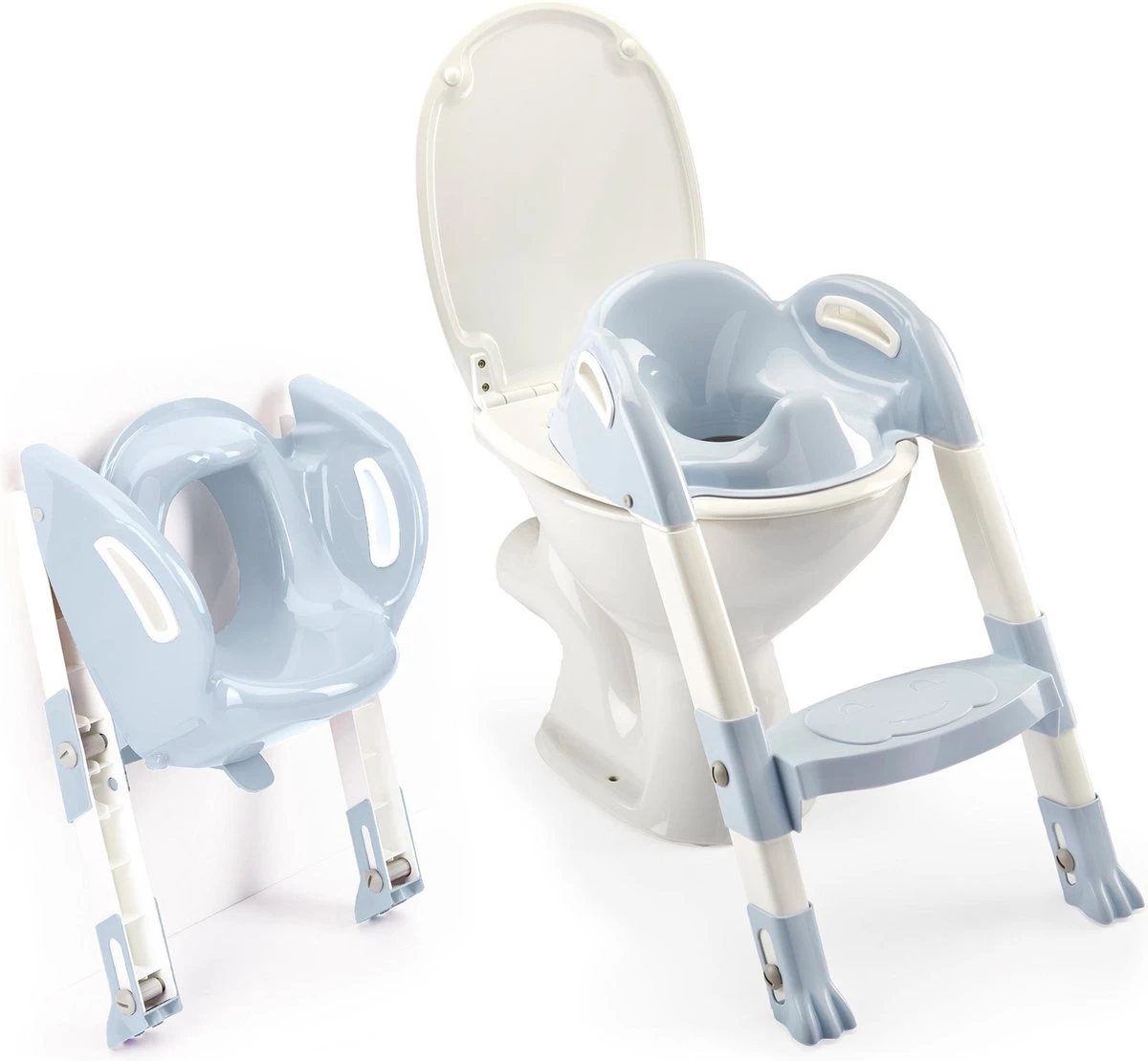 Thermobaby wc verkleiner met trapje KiddyLoo Blauw THERMOBABY® Thermobaby Wc Verkleiner Met Trapje KiddyLoo Blauw -Babyproducten Promotie Winkel